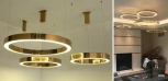 Подвесной светильник (люстра) Light Ring Horizontal D100 Золото ImperiumLoft 40.1454-100 (177926-22) (LED, 220V, на тросе, кольцо)