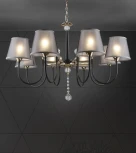 Подвесная люстра Wedo Light Gilliana WD3585/8H-CF-FGD-BK