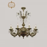 Подвесная люстра Art Classic 31.12 31.12.8.KR175SP.250IT.GB.Sp.Amber.Blue.1D