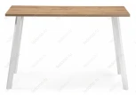 Стол Notta Тринити Лофт 120 25 мм белый матовый / дуб вотан 489654