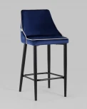 Стул полубарный Stool Group Коби велюр синий УТ000025308