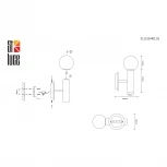 Бра ST Luce Pietra SL1210.401.01