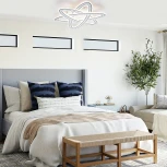 Потолочная люстра Escada Quant 10245/3 LED*140W White 10245/3LED (220V, пульт управления)