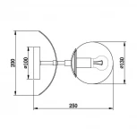 Бра Vele Luce Intenso VL1413W01
