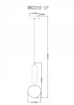 Подвесной светильник MyFar Pierre MR2242-1P (220V, на проводе, шар)