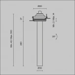 Встраиваемый светильник Maytoni Focus T C140TRS-L300-7W3K-W (LED, 220V, круглые)