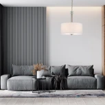 Подвесная люстра Novella 641/4PL E27*60W Satin nickel (220V, на цепи, круглые)