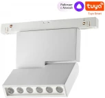 Трековый светильник Downlight низковольтный диммируемый Novotech Flum 359493 SHINO белый LED 12W 48V 3000-6500K (управление смартфоном, умный дом - Алиса, Tuya Smart, Smart Life)