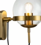Бра настенное Faccetta V000108 (13005/1W Bronze) (220V, шар)