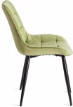 Обеденный стул Tetchair ABRUZZO (Металл,Вельвет/Зеленый,Черный) 19234
