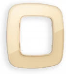 Рамка Ambrella Volt OMEGA Radian (Шампань Стекло органическое) 1-ая OF320601