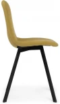 Стул Агот горчичный / черный каркас 464862 Woodville