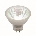 Лампочка светодиодная полусфера белая GU4 3W 3000K Uniel LED-MR11-3W/NW/GU4/220V GLZ21TR