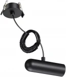 База встраиваемая для ввода питания с заглушкой и проводом-подвесом Novotech Glat 359384 IP20 48V KONST