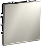 Проходной переключатель одноклавишный с подсветкой (кашемир) Voltum S70 VLS010403