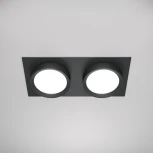 Встраиваемый светильник Hoop GX53 2x15W Maytoni DL086-02-GX53-SQ-B (220V)