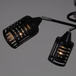 Потолочная люстра на штанге Reluce 70052-3.3-04 CR+BK (220V)