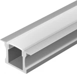 Профиль с экраном ALU-SLIM-H15-F-2000 ANOD+FROST (Алюминий) 018243 Arlight