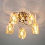 Потолочная люстра Eurosvet Susan 30124/5 античная бронза