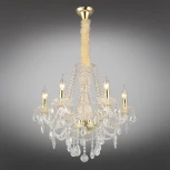 Подвесная люстра Aployt Koletta APL.755.13.06 (220V, хрусталь, на цепи, свеча)