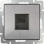 Розетка Ethernet RJ-45 (глянцевый никель) Werkel W1181002 (a051079)