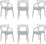 Комплект из 6-ти стульев Bradex Home Masters серый (FR 0133S)