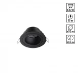 Светильник встраиваемый Novotech Morus 371000 черный IP20 GU10 50W 220V