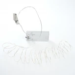 Светодиодная гирлянда Feron 41634 CL570 линейная Роса, статичная 2м + 0.5м желтый с питанием от батареек