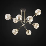 Потолочная люстра на штанге Citilux Планета CL105185 (220V, шарики, молекулы)