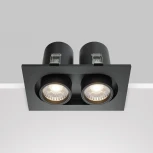 Встраиваемый светильник Hidden 4000K 2x10W 36° LED Maytoni Technical DL045-02-10W4K-B (220V)