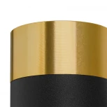 Светильник Wolta WSL-MR11/W15BG под лампу MR11 с цоколем GU10 Черный / золотой PETITE