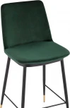 Стул полубарный Stool Group Мелисса велюр зеленый УТ000035753