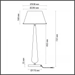 Интерьерная настольная лампа Odeon Light Tower 4852/1T