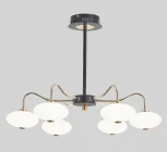 Потолочная люстра светодиодная на штанге Arte Milano Neapol-73908 273908/6 BK/GD (220V)