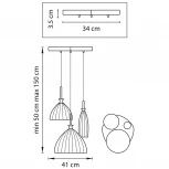 Подвесной светильник Lightstar Agola 810130
