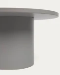 Круглый журнальный столик Fleksa из серого металла Ø 72 см La Forma (ex Julia Grup) арт.109402