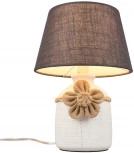 Интерьерная настольная лампа Omnilux Orria OML-16904-01 (220V, выключатель, цветы)