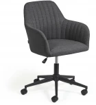 Обеденный стул La Forma (ex Julia Grup) Madina (Серый/ Металл,Пластик,Полипропилен,Пена,Сталь)