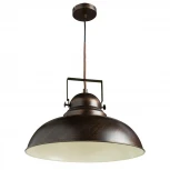 Подвесной светильник Arte Lamp Martin A5213SP-1BR (220V, на проводе, круглые)