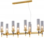 Подвесная люстра ILLUMICO IL5177-8LLS-29 BRASS TUBO (220V, на тросе)