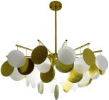 Потолочная люстра на штанге Kink Light Альвия 07685-8,20