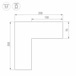 Угол SL-LINE-6070 внутренний (Металл) 030139 Arlight