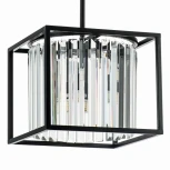 Потолочная люстра на штанге Osgona Regolo 713037 (220V, хрусталь, куб)