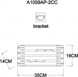 Настенный светильник Arte Lamp Caravaggio A1059AP-2CC (220V)