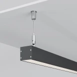 Радиусный профиль 35x35 линейный черный 2.5м Maytoni Радиусный профиль ALM-3535R-B-D-2.5M