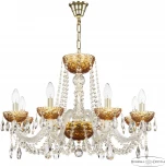 Подвесная люстра Bohemia 5402 5402/8/240 G Amber/M-1F