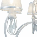 Подвесная люстра Arte Milano AM347203 347203/6 WT+SL (220V, подвески, на цепи)