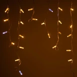 Светодиодная гирлянда ARD-EDGE-CLASSIC-2400x600-CLEAR-88LED-FLASH Yellow (230V, 6W) (IP65)