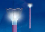 Грунтовый светильник на солнечной батарее Uniel USL-C-417/PT305 Purple crocus (LED, цветы, IP44)