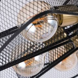 Потолочная люстра на штанге Arte Lamp Maasym A7044PL-8BK (220V, круглые)